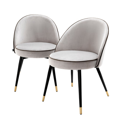 Curved Back Dining Chair Set (2) Cooper | Cabothousefurniture.com