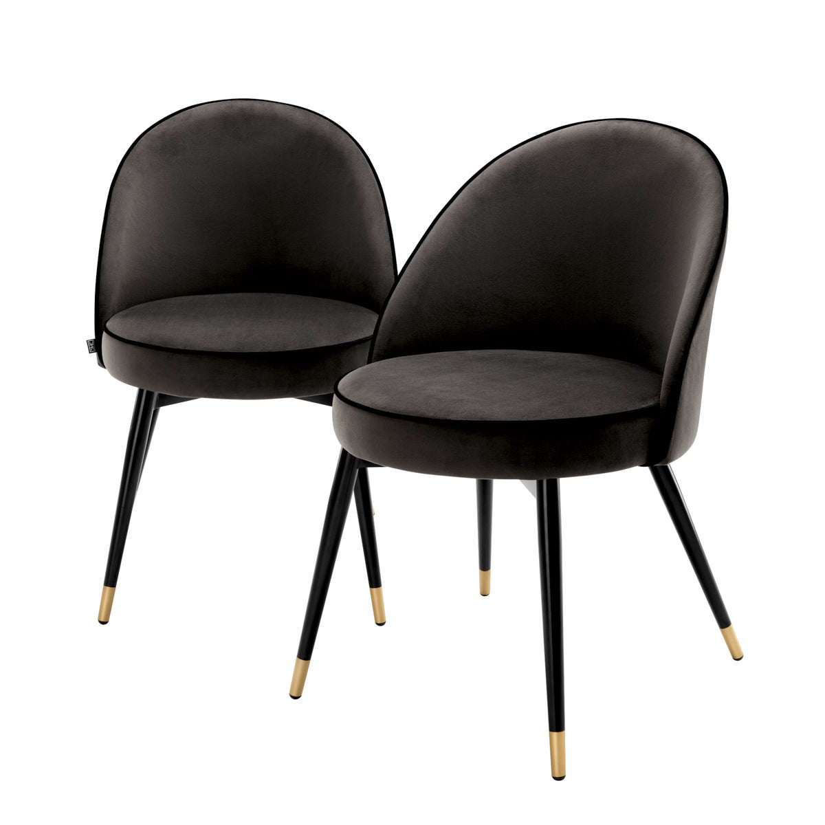 Curved Back Dining Chair Set (2) Cooper | Cabothousefurniture.com