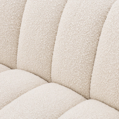 Channeled Boucle Sofa S Kelly