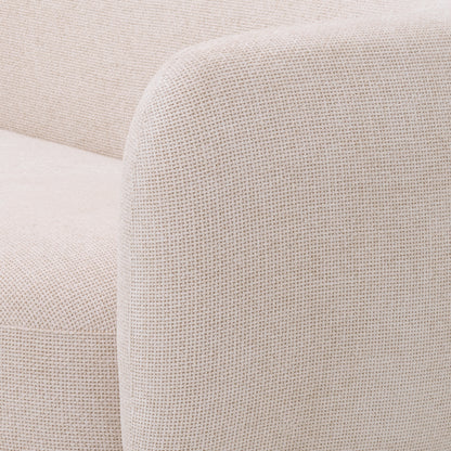 White Curved Sofa Roxy