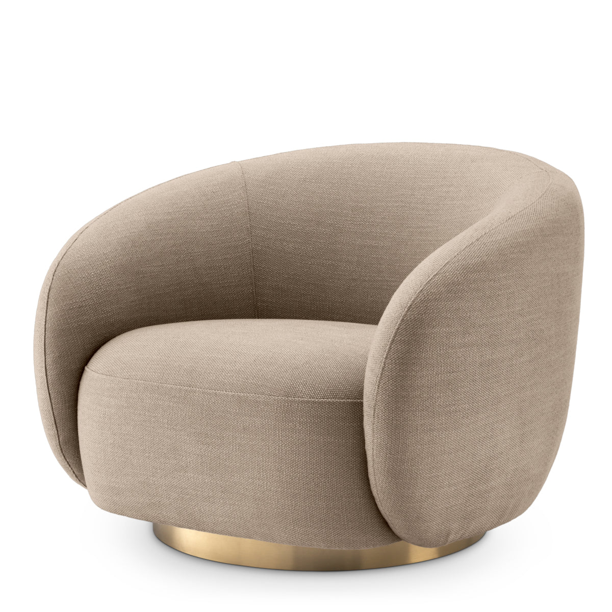 Avalon Sand Swivel Chair Brice | Cabothousefurniture.com
