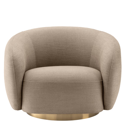 Avalon Sand Swivel Chair Brice | Cabothousefurniture.com