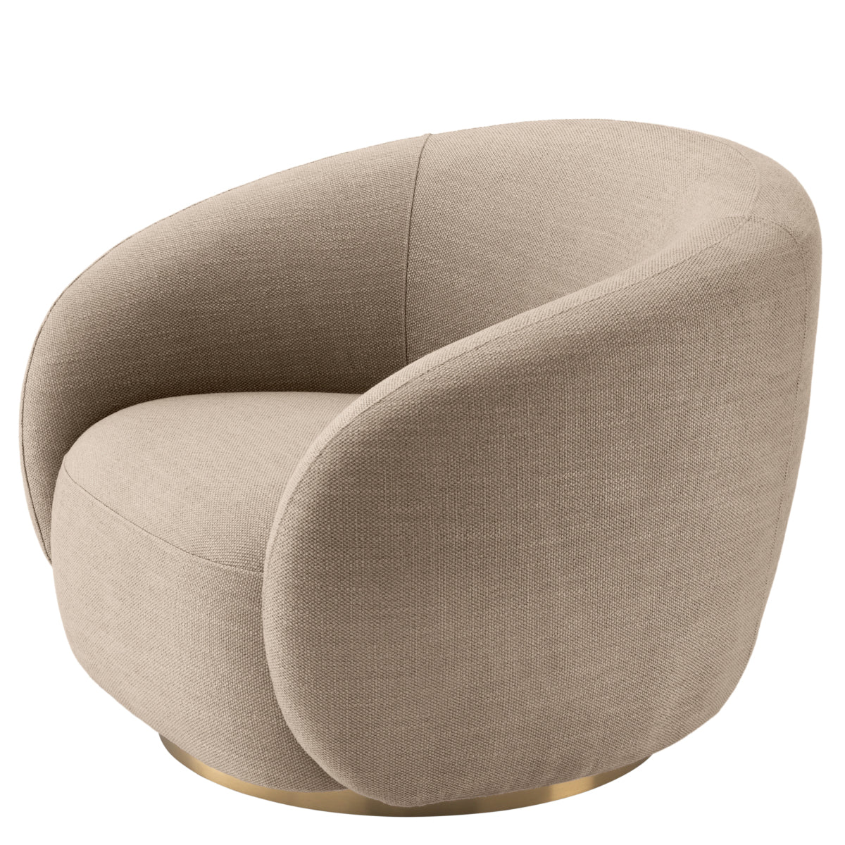Avalon Sand Swivel Chair Brice | Cabothousefurniture.com