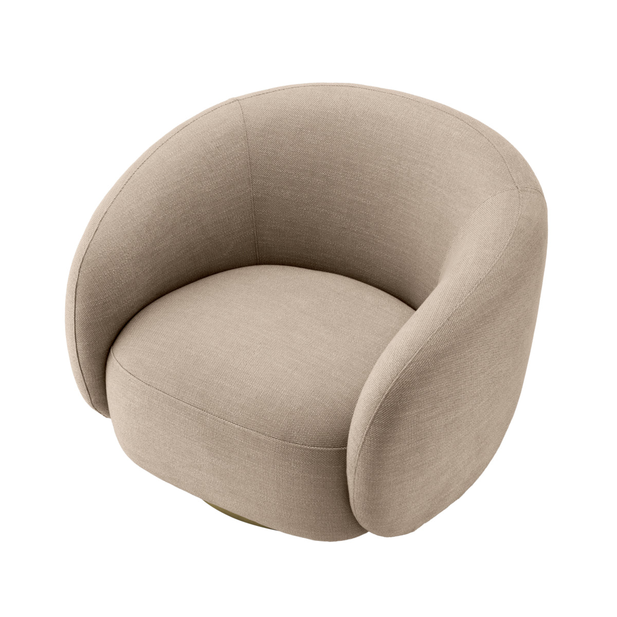 Avalon Sand Swivel Chair Brice | Cabothousefurniture.com