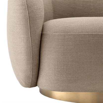 Avalon Sand Swivel Chair Brice | Cabothousefurniture.com
