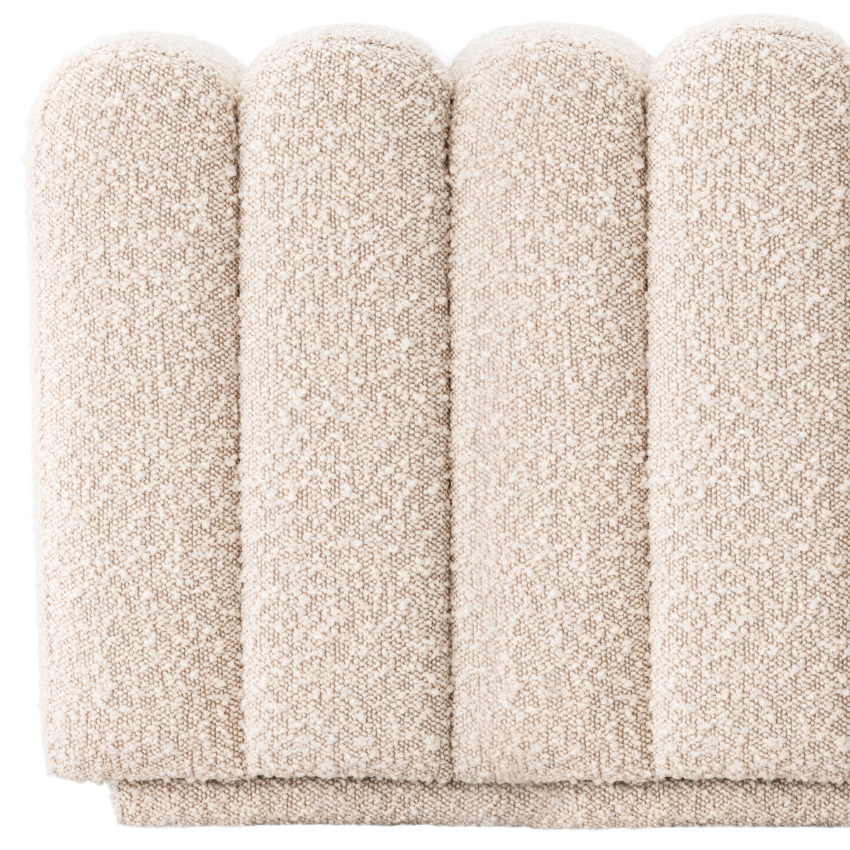 Square Channel Stitched Stool Bente | Cabothousefurniture.com