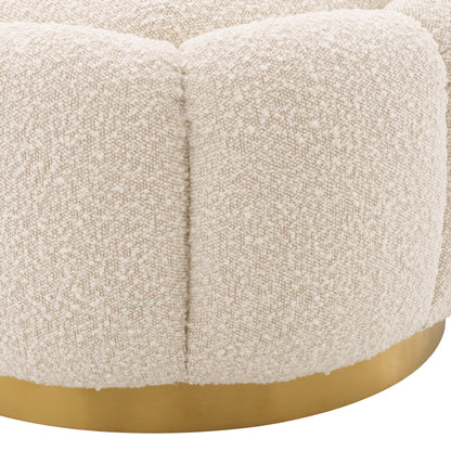 Cream Boucle Ottoman Inger