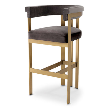 Curved-Back Bar Stool Clubhouse | Cabothousefurniture.com