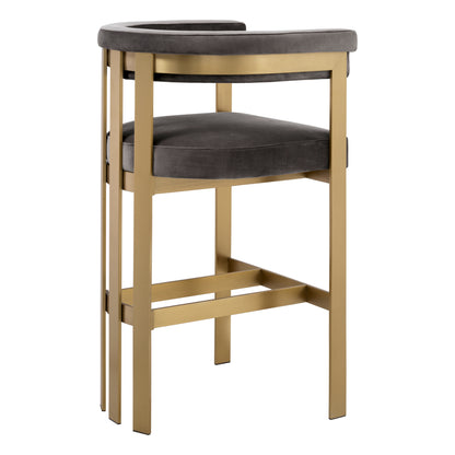 Curved-Back Bar Stool Clubhouse | Cabothousefurniture.com