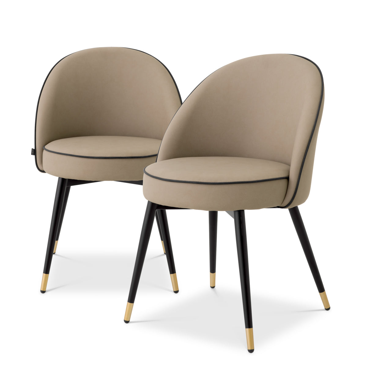 Curved Back Dining Chair Set (2) Cooper | Cabothousefurniture.com