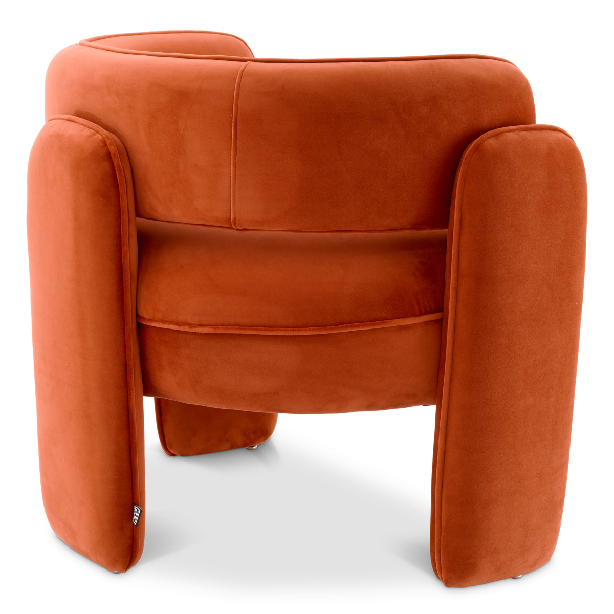 Velvet Modern Accent Chair Chaplin | Cabothousefurniture.com