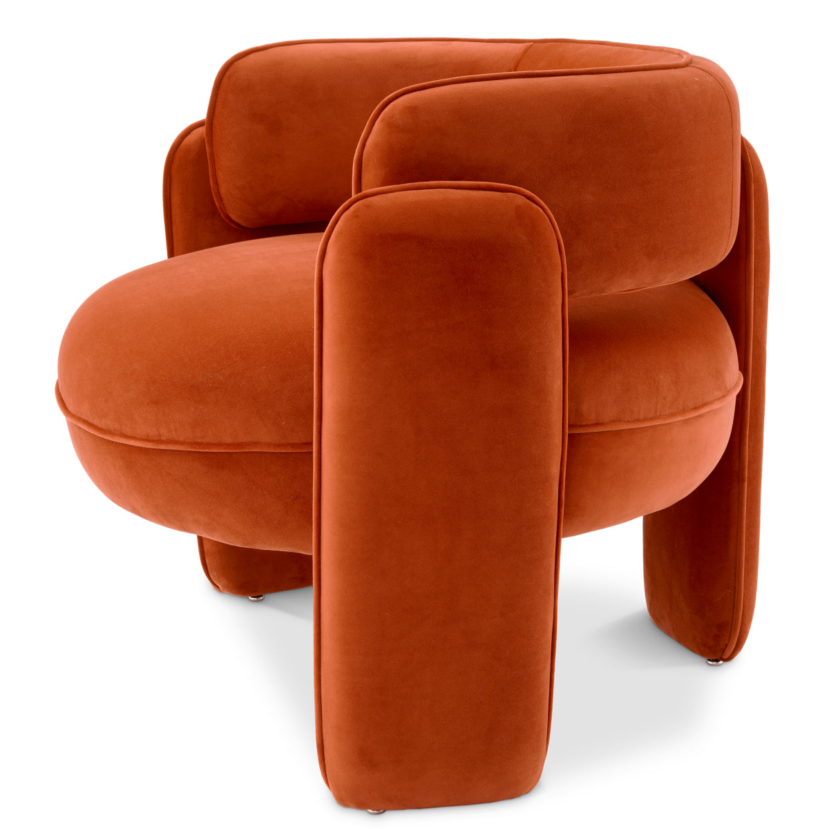 Velvet Modern Accent Chair Chaplin | Cabothousefurniture.com