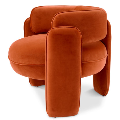 Velvet Modern Accent Chair Chaplin | Cabothousefurniture.com