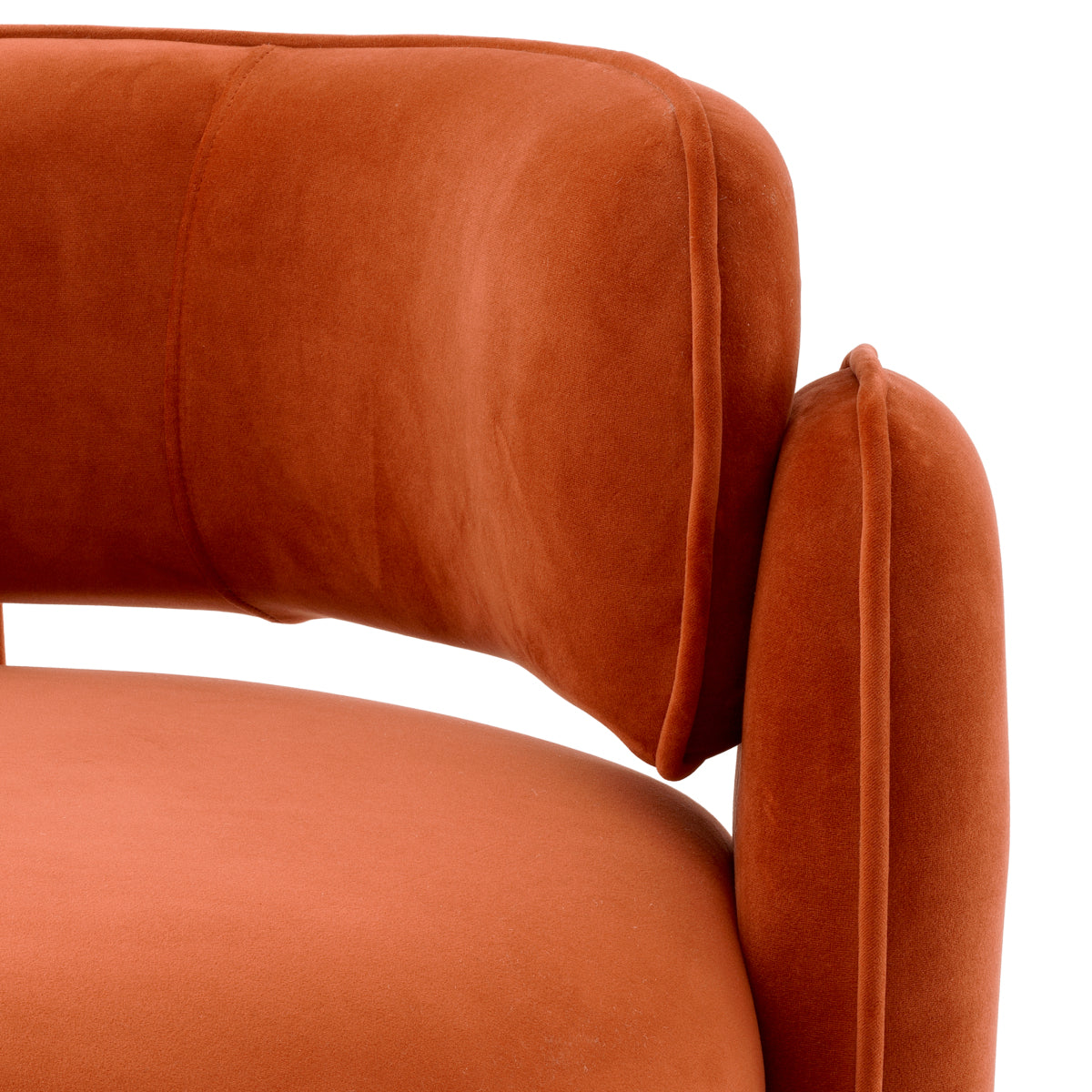 Velvet Modern Accent Chair Chaplin | Cabothousefurniture.com