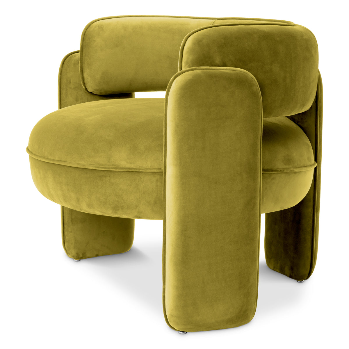 Velvet Modern Accent Chair Chaplin | Cabothousefurniture.com