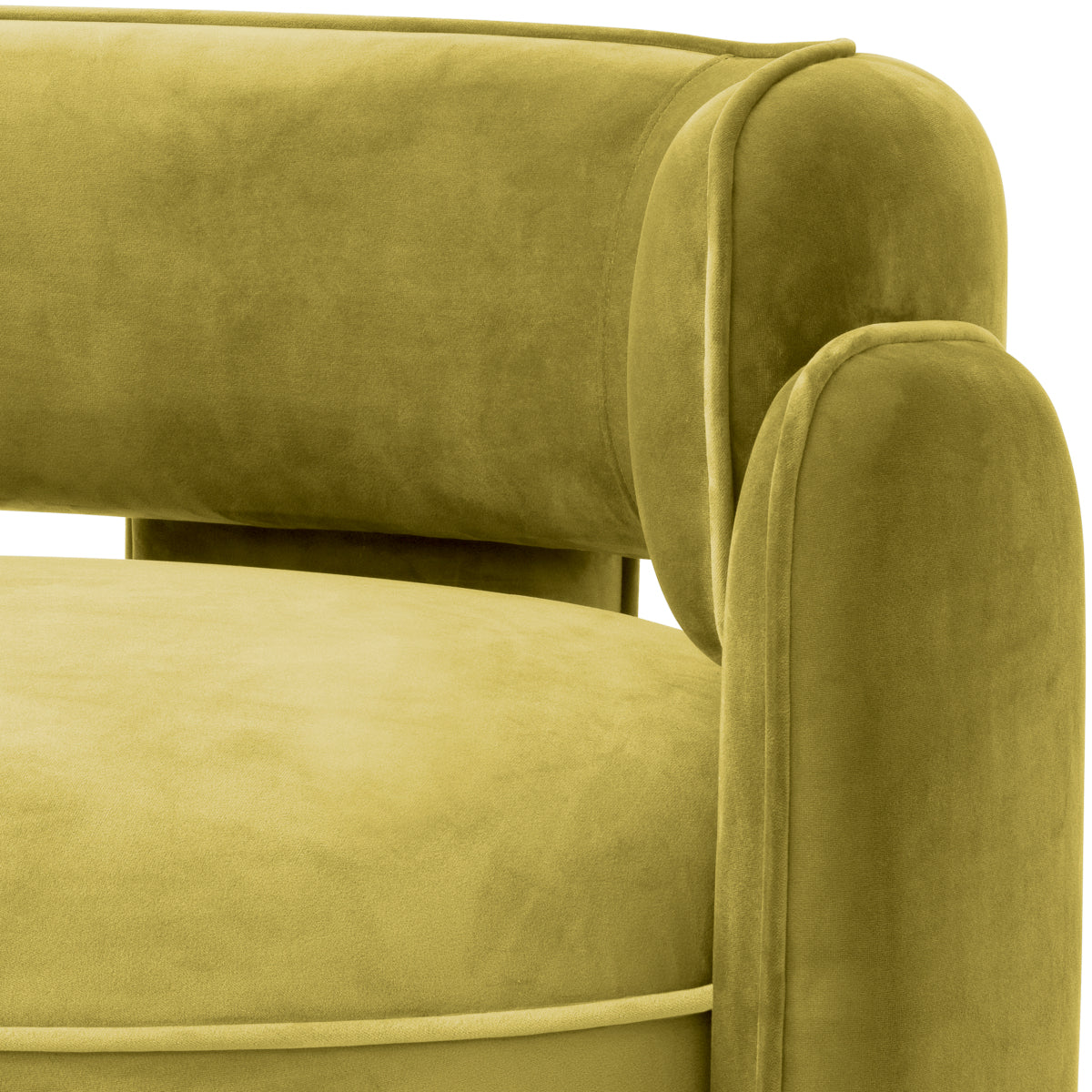 Velvet Modern Accent Chair Chaplin | Cabothousefurniture.com