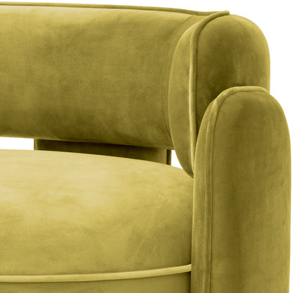Velvet Modern Accent Chair Chaplin | Cabothousefurniture.com