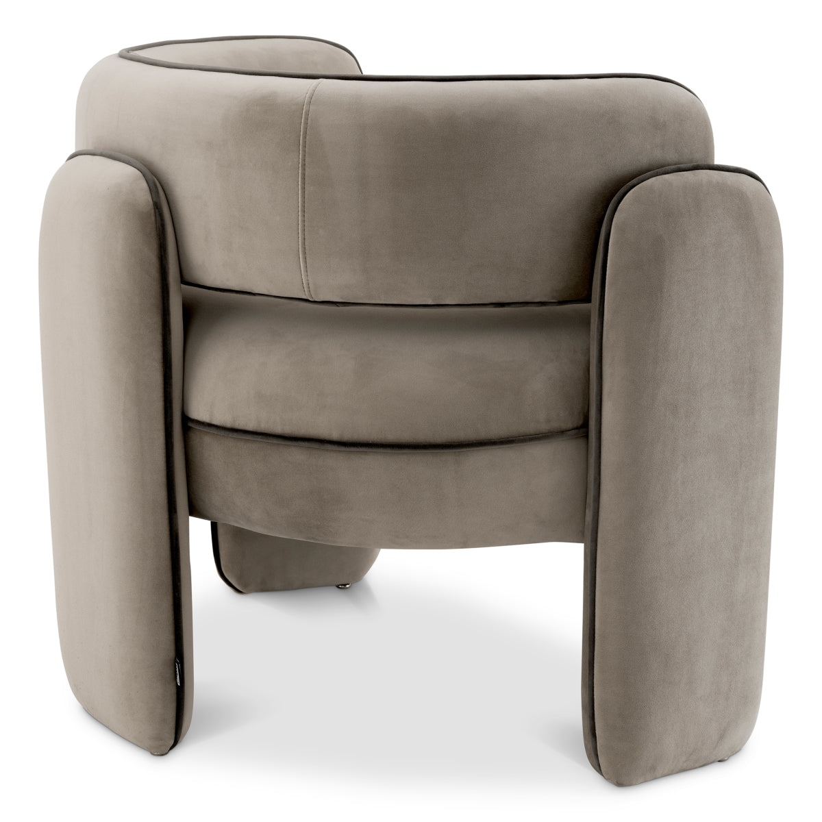 Velvet Modern Accent Chair Chaplin | Cabothousefurniture.com