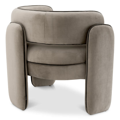 Velvet Modern Accent Chair Chaplin | Cabothousefurniture.com