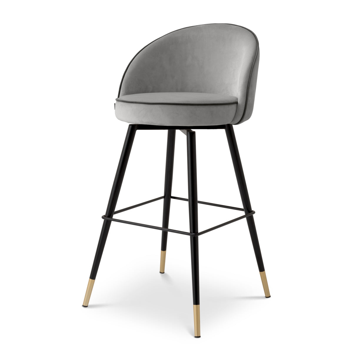 Piped Modern Bar Stools (2) Cooper | Cabothousefurniture.com