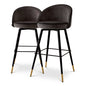 Piped Modern Bar Stools (2) Cooper | Cabothousefurniture.com