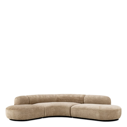 Curved Modern Sofa L Bjorn | Cabothousefurniture.com