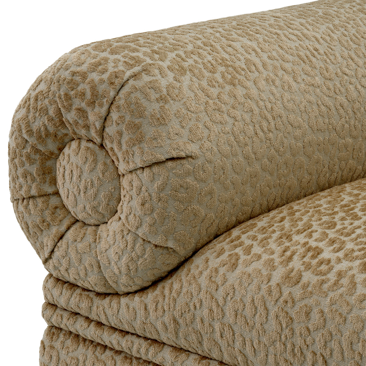 Beige Jacquard Sofa Louison | Cabothousefurniture.com