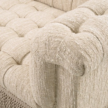 Boucle Tufted Fringe Sofa Dorantes