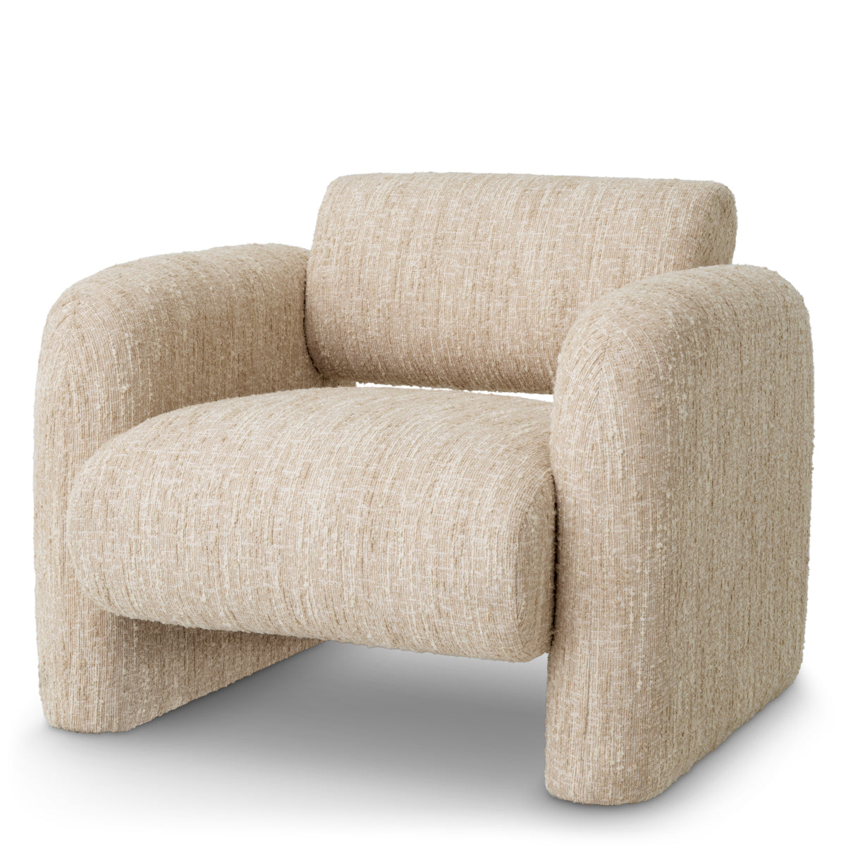 Bouclé Cream Chair Vesper | Cabothousefurniture.com