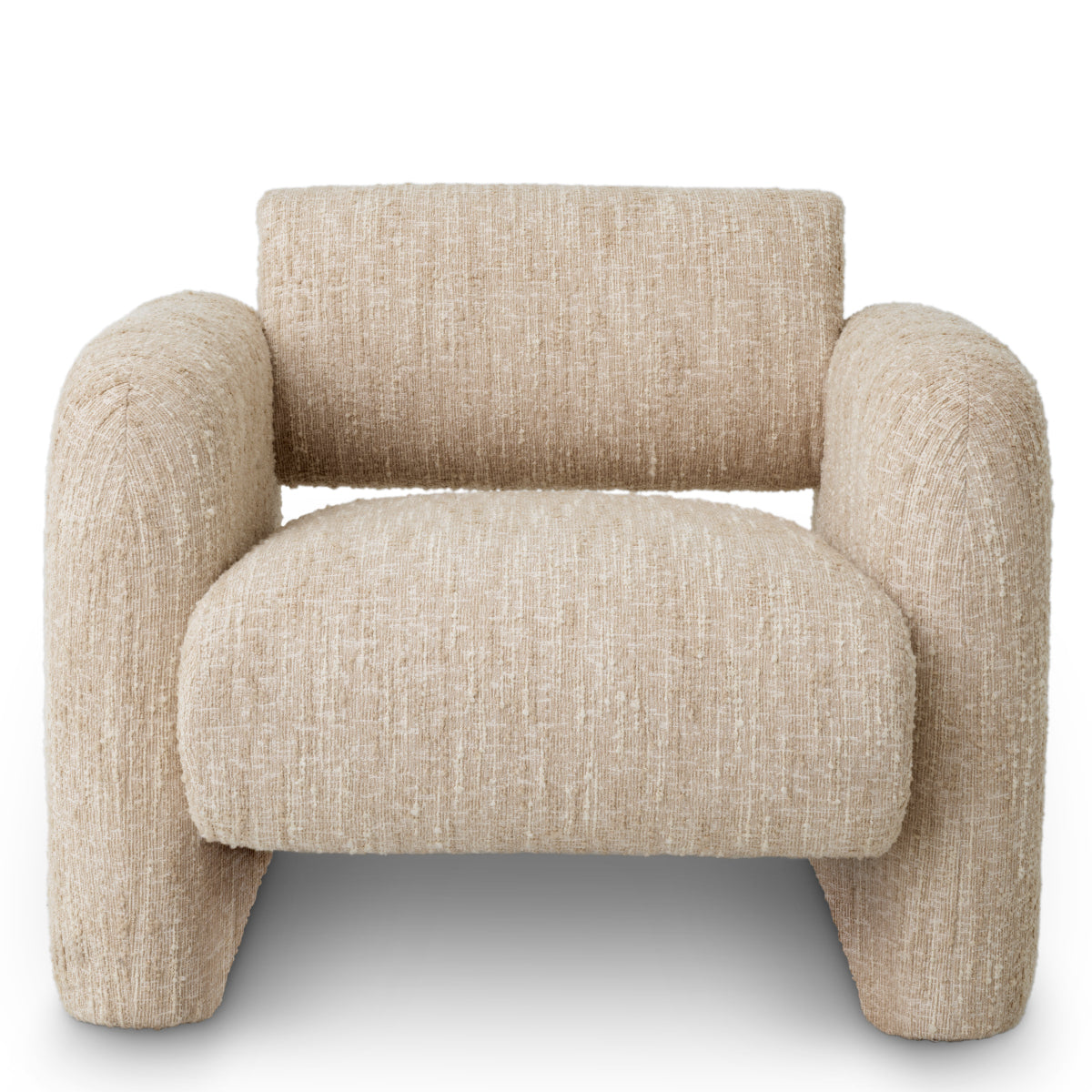 Bouclé Cream Chair Vesper | Cabothousefurniture.com