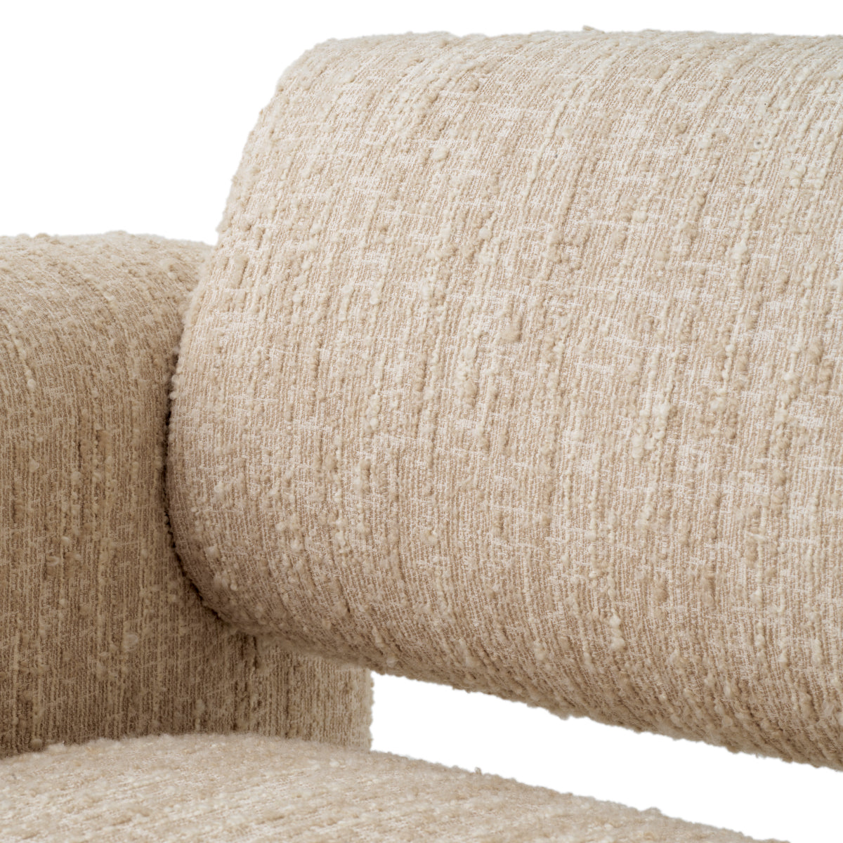 Bouclé Cream Chair Vesper | Cabothousefurniture.com