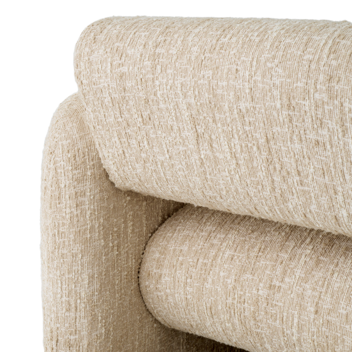 Bouclé Cream Chair Vesper | Cabothousefurniture.com