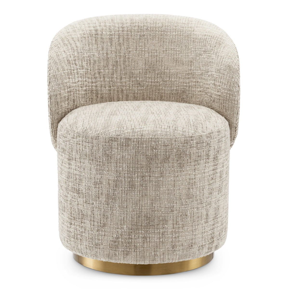 Beige Swivel Dining Chair Greer | Cabothousefurniture.com