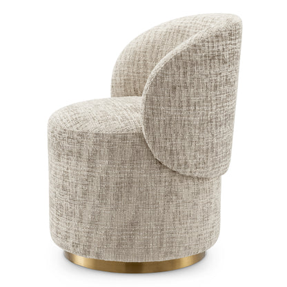Beige Swivel Dining Chair Greer | Cabothousefurniture.com