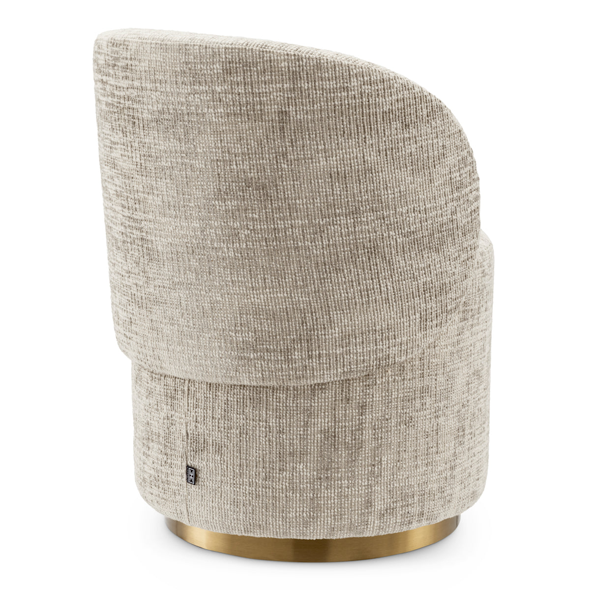 Beige Swivel Dining Chair Greer | Cabothousefurniture.com