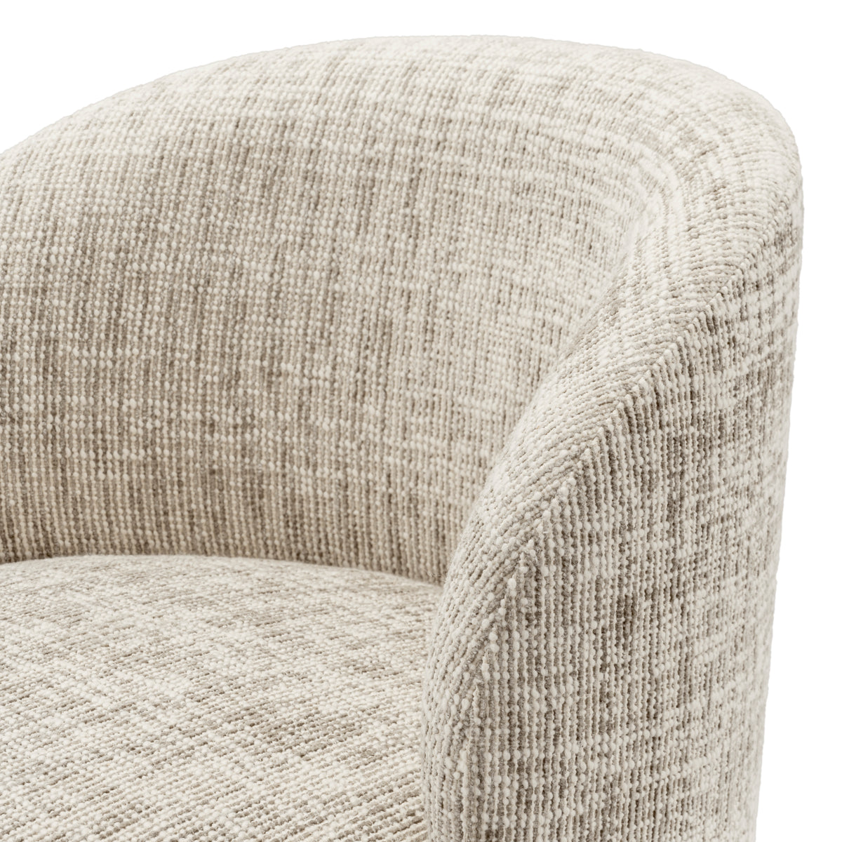 Beige Swivel Dining Chair Greer | Cabothousefurniture.com