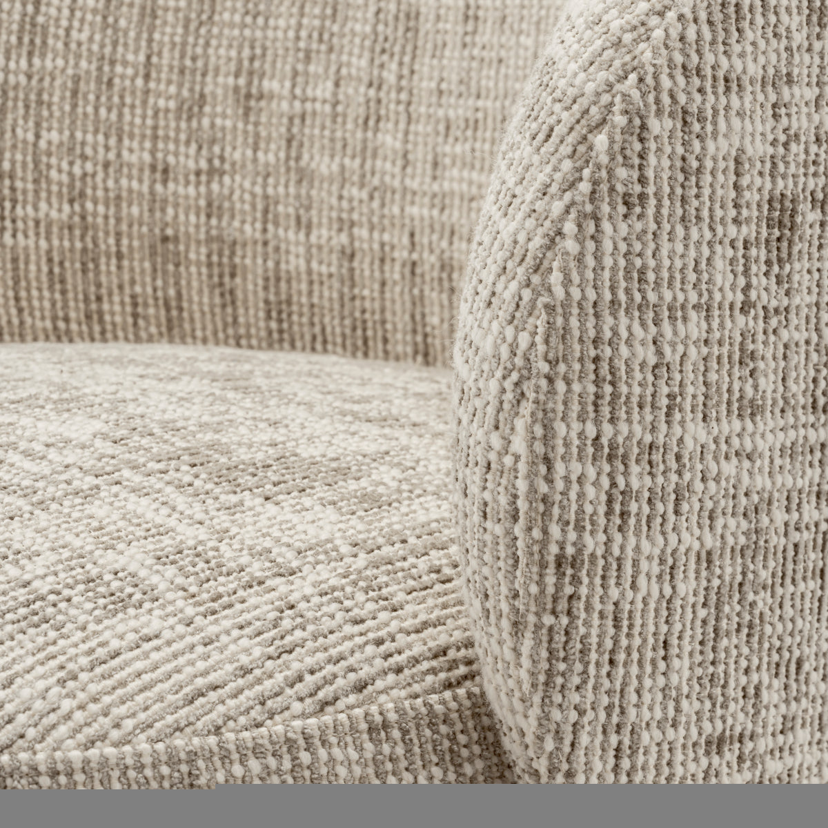 Beige Swivel Dining Chair Greer | Cabothousefurniture.com