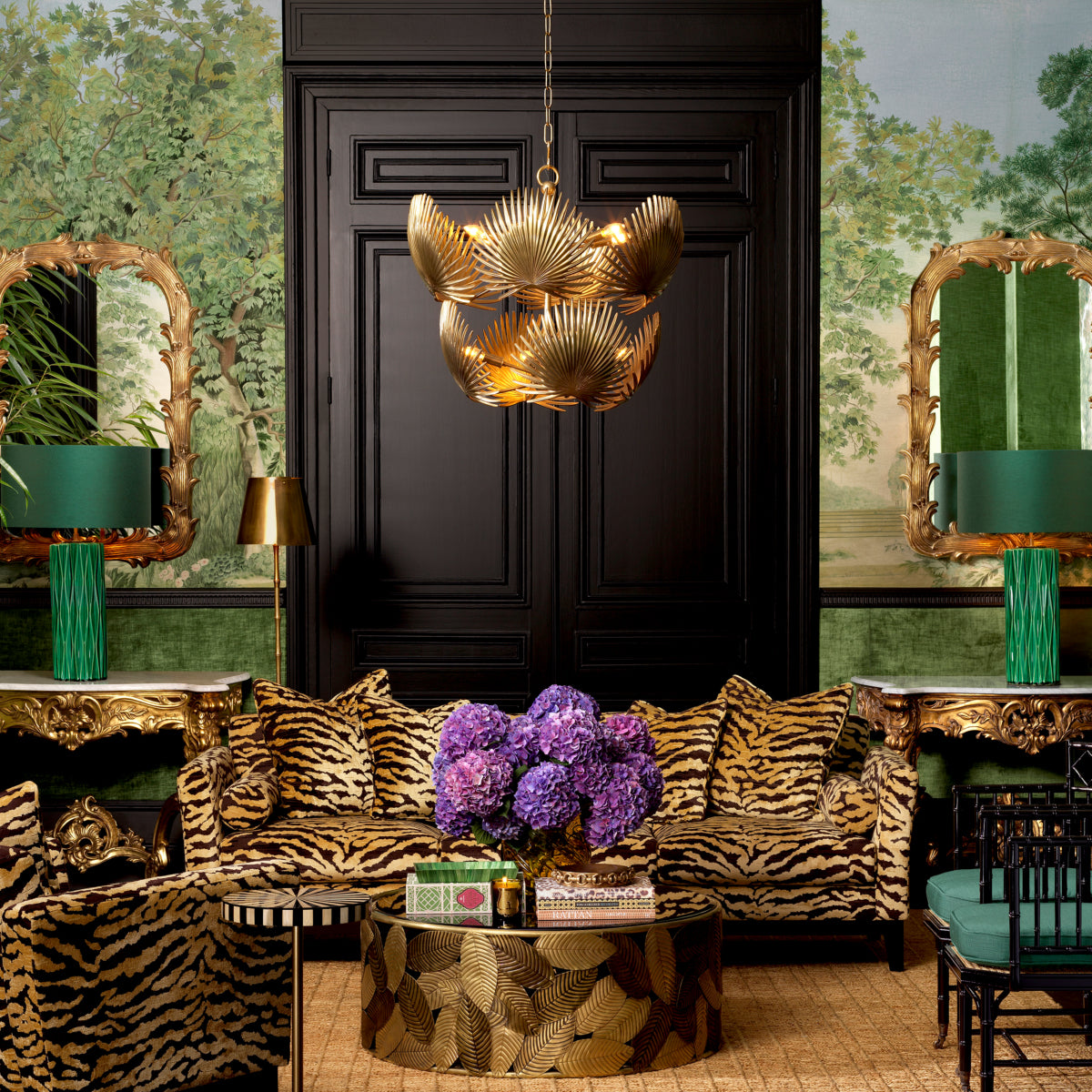 Upholstered Animal Print Sofa Flux | Cabothousefurniture.com