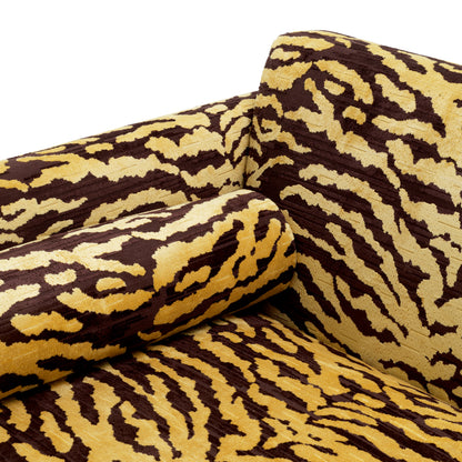 Upholstered Animal Print Sofa Flux | Cabothousefurniture.com