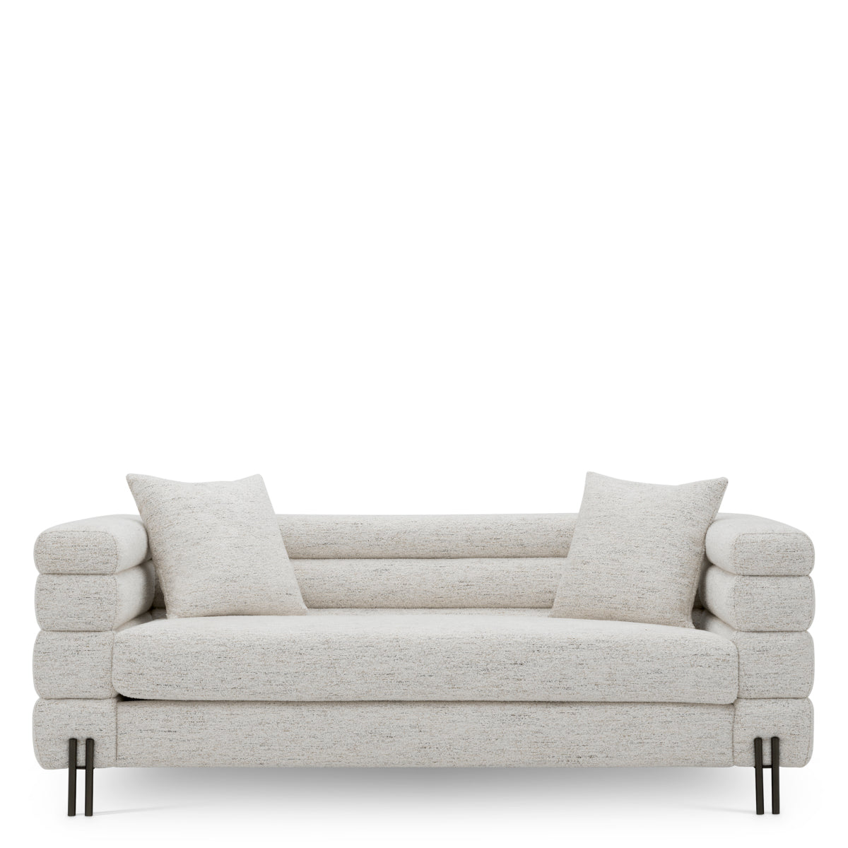 Channeled Off-White Sofa S York