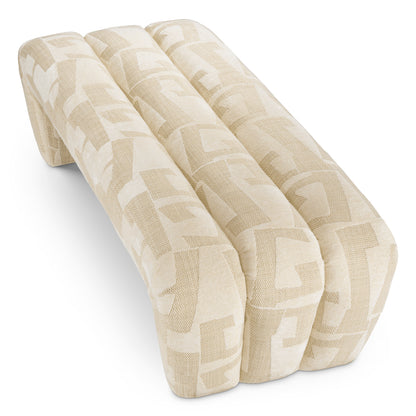 Brooklyn Sand Upholstered Bench Eastborne