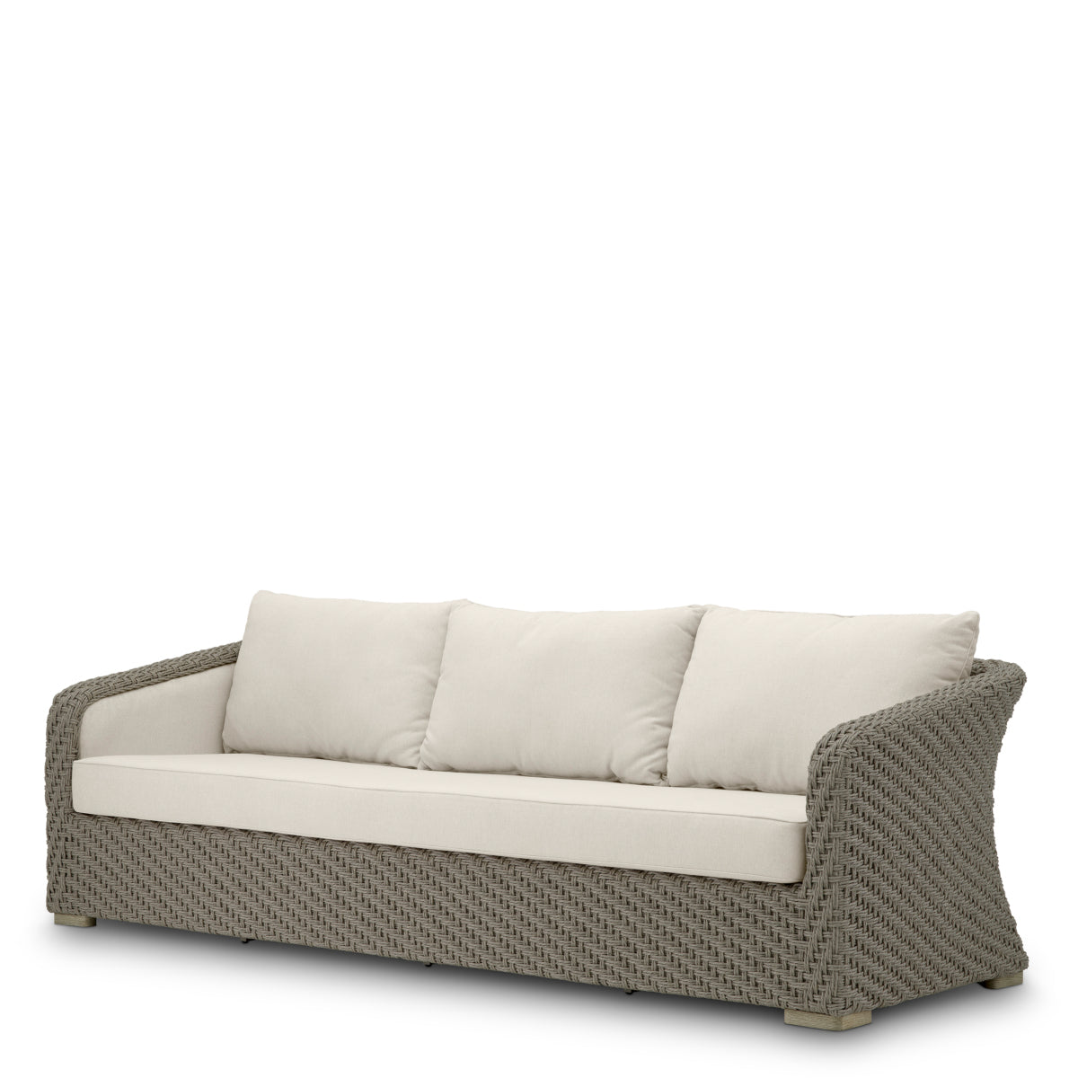 Rattan Look Outdoor Sofa Bryson | Cabothousefurniture.com