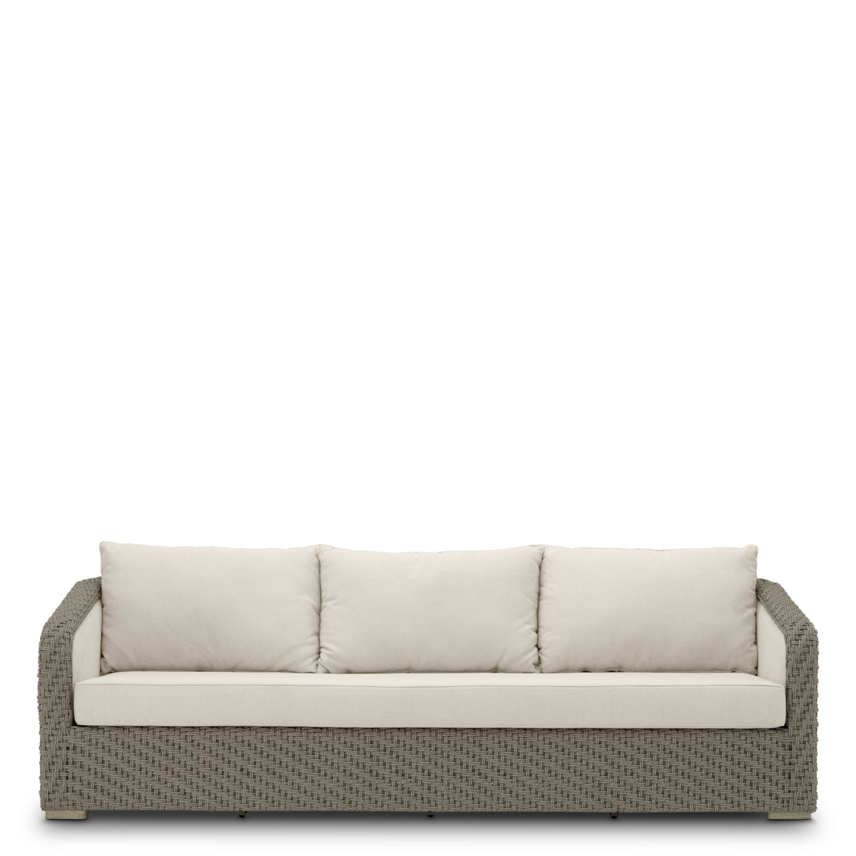Rattan Look Outdoor Sofa Bryson | Cabothousefurniture.com