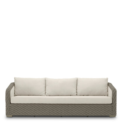 Rattan Look Outdoor Sofa Bryson | Cabothousefurniture.com