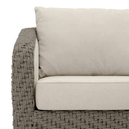 Rattan Look Outdoor Sofa Bryson | Cabothousefurniture.com