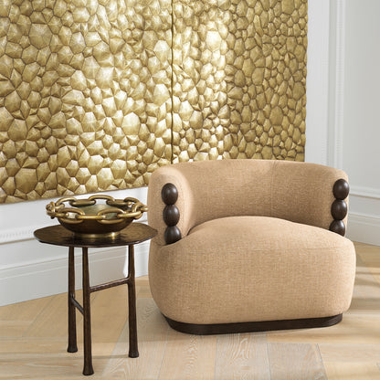 Plush Upholstered Chair Grimaud | Cabothousefurniture.com
