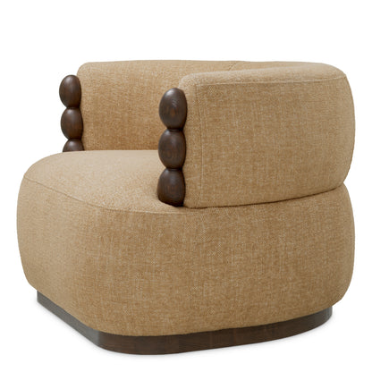 Plush Upholstered Chair Grimaud | Cabothousefurniture.com