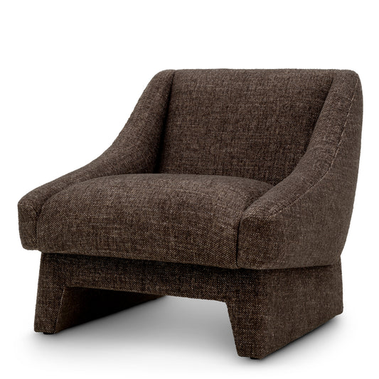 Brown Upholstered Chair Valore | Cabothousefurniture.com