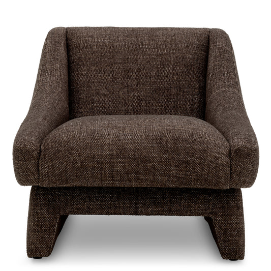 Brown Upholstered Chair Valore | Cabothousefurniture.com