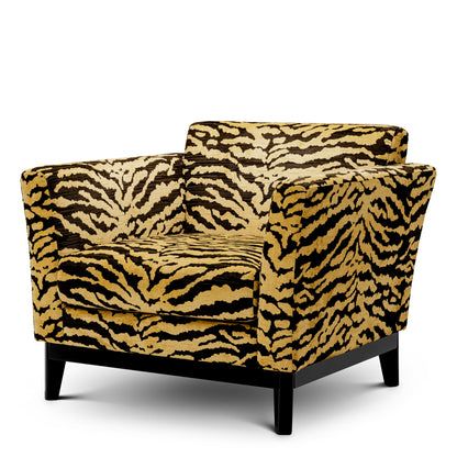 Animal Print Lounge Chair Flux | Cabothousefurniture.com